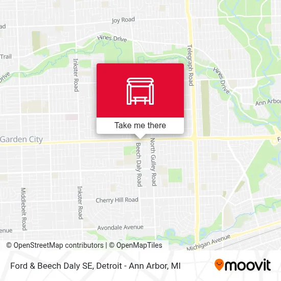 Ford & Beech Daly SE map