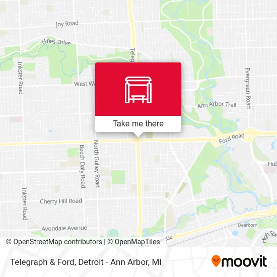 Telegraph & Ford map