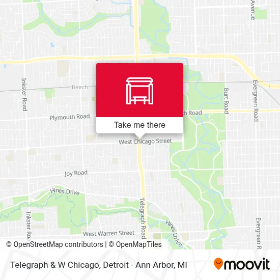 Telegraph & W Chicago map