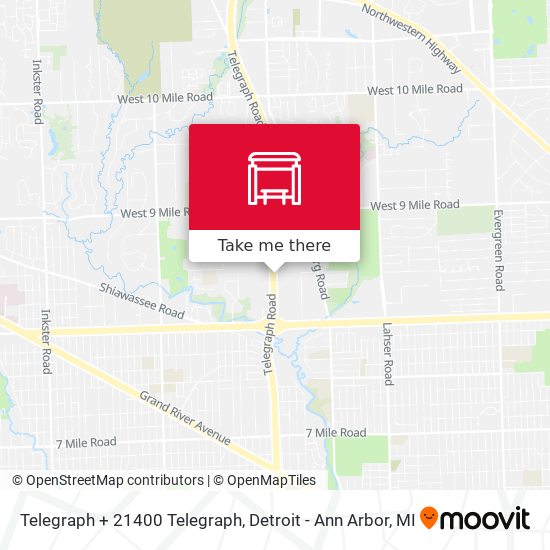 Telegraph + 21400 Telegraph map