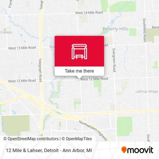 12 Mile & Lahser map