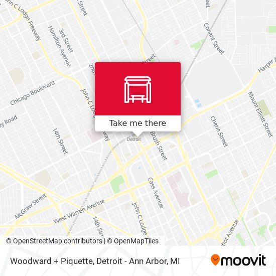 Mapa de Woodward + Piquette