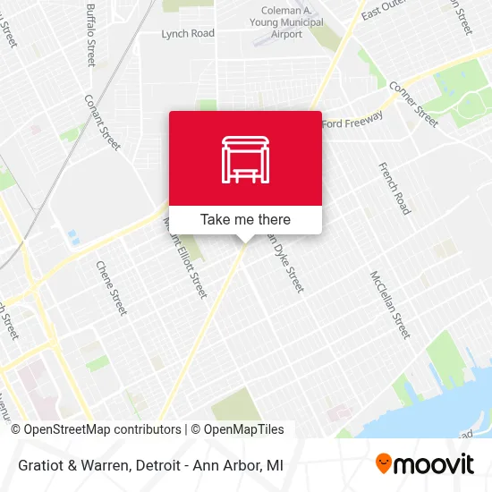 Gratiot & Warren map