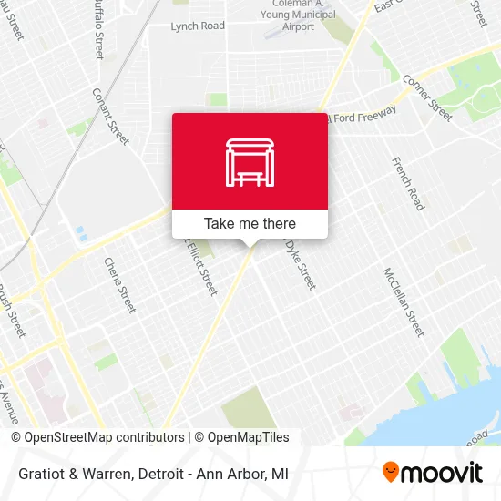 Gratiot & Warren map