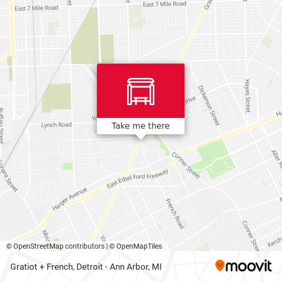 Mapa de Gratiot + French