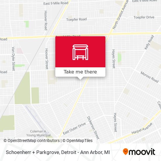 Mapa de Schoenherr + Parkgrove