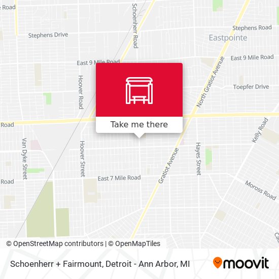 Schoenherr + Fairmount map