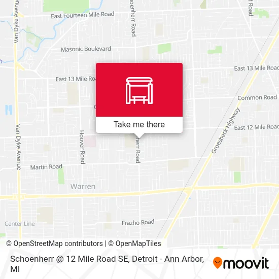 Schoenherr @ 12 Mile Road SE map
