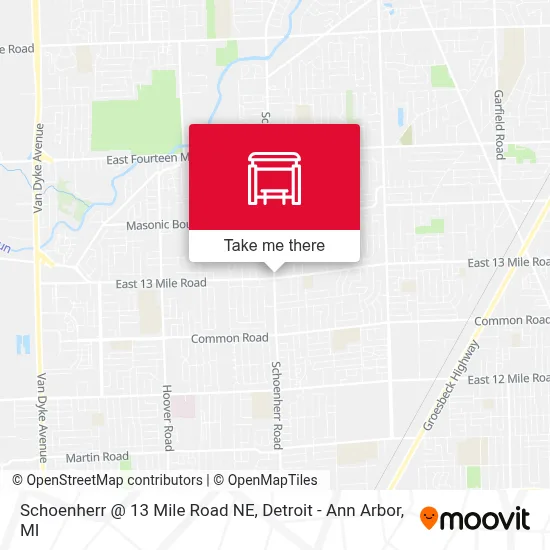 Schoenherr @ 13 Mile Road NE map