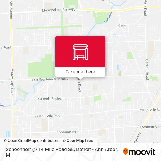 Schoenherr @ 14 Mile Road SE map