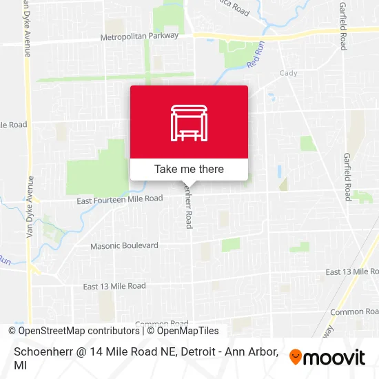 Schoenherr @ 14 Mile Road NE map