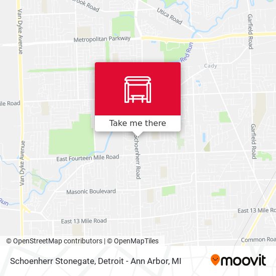 Mapa de Schoenherr Stonegate
