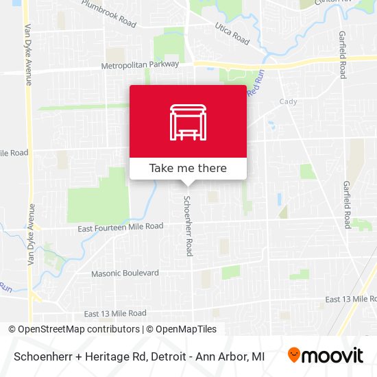 Schoenherr + Heritage Rd map