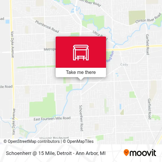 Schoenherr @ 15 Mile map