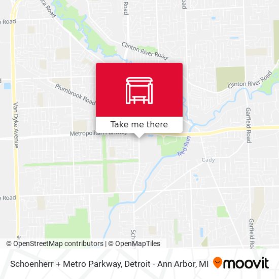 Schoenherr + Metro Parkway map