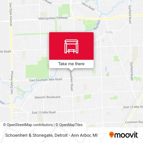 Schoenherr & Stonegate map