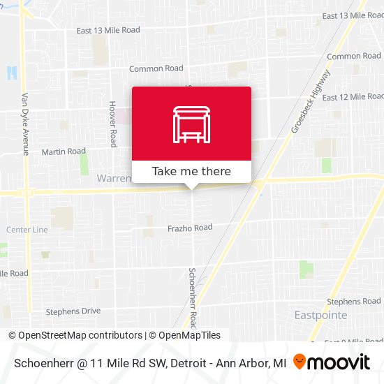 Schoenherr @ 11 Mile Rd SW map