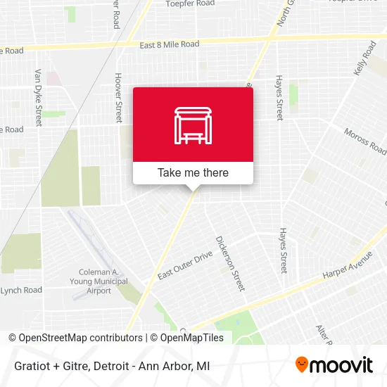 Gratiot + Gitre map