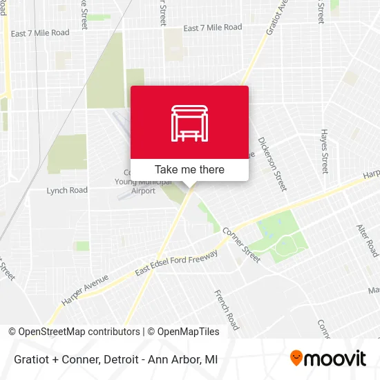 Gratiot + Conner map