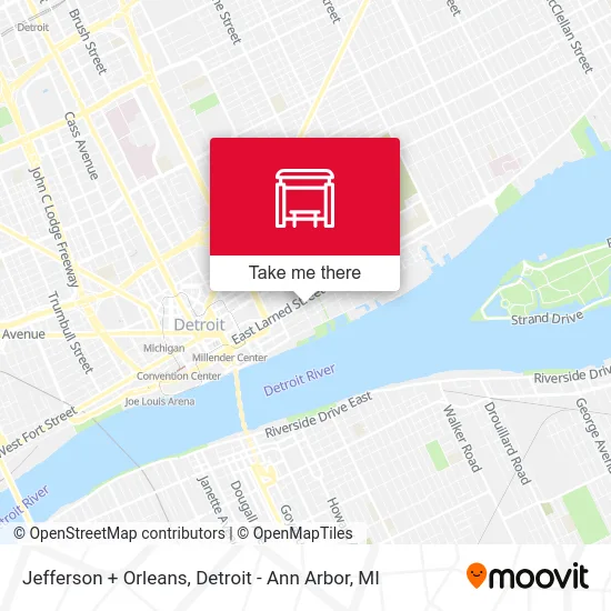 Jefferson + Orleans map