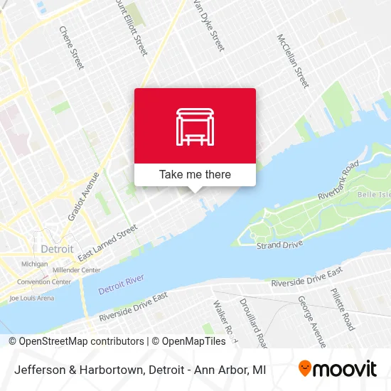 Jefferson & Harbortown map