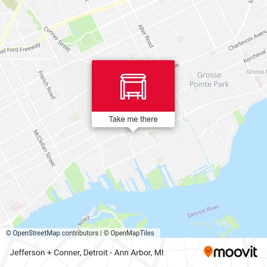 Jefferson + Conner map