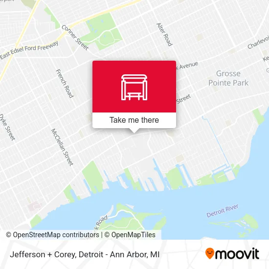 Jefferson + Corey map