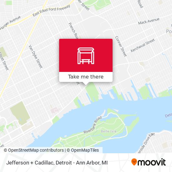 Mapa de Jefferson + Cadillac