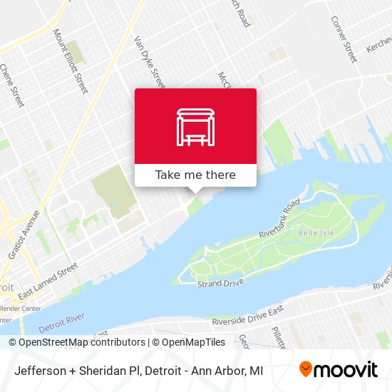 Jefferson + Sheridan Pl map
