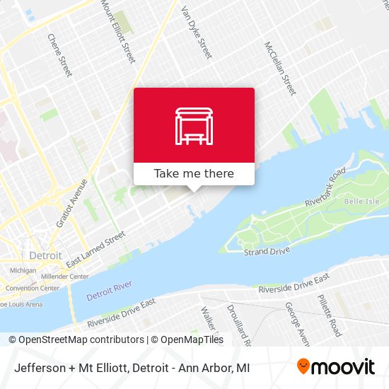 Mapa de Jefferson + Mt Elliott