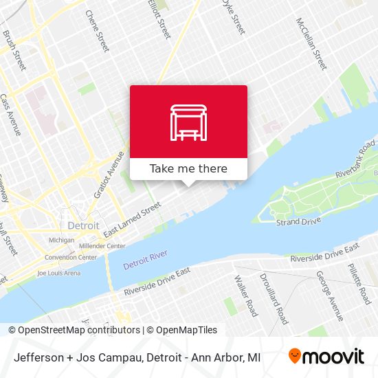 Jefferson + Jos Campau map