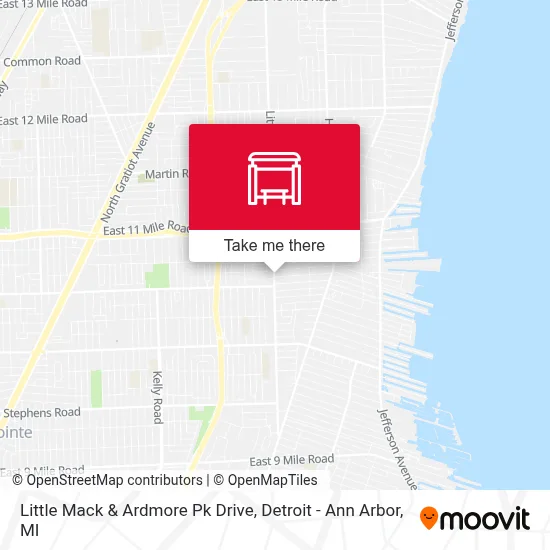 Little Mack & Ardmore Pk Drive map