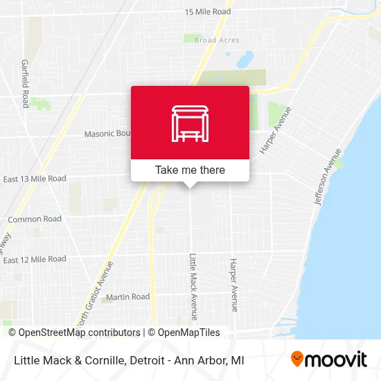 Little Mack & Cornille map