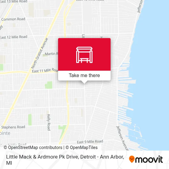 Little Mack & Ardmore Pk Drive map