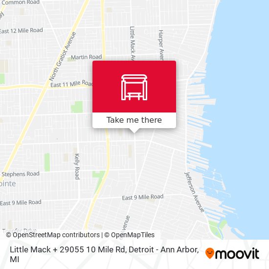 Mapa de Little Mack + 29055 10 Mile Rd