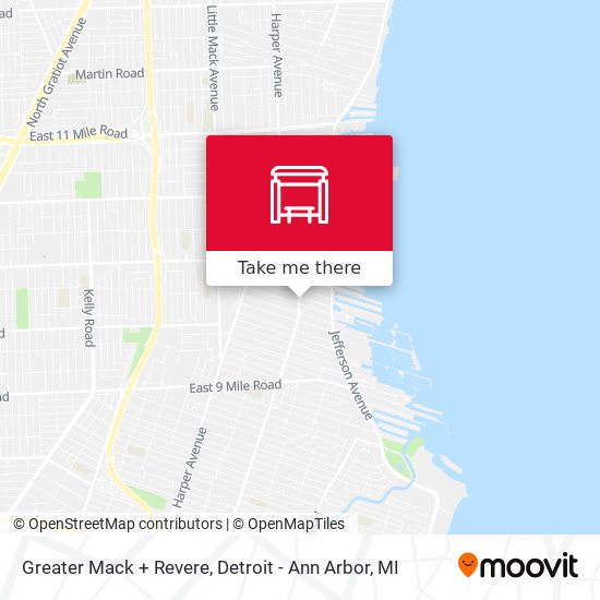 Mapa de Greater Mack + Revere