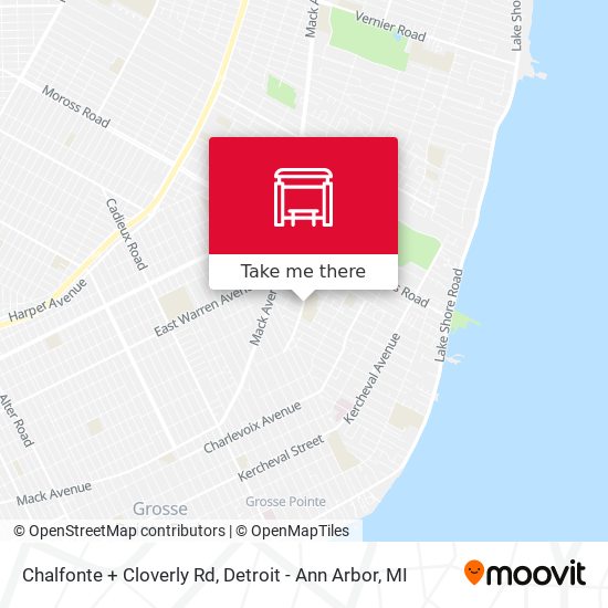 Chalfonte + Cloverly Rd map