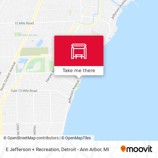 E Jefferson + Recreation map