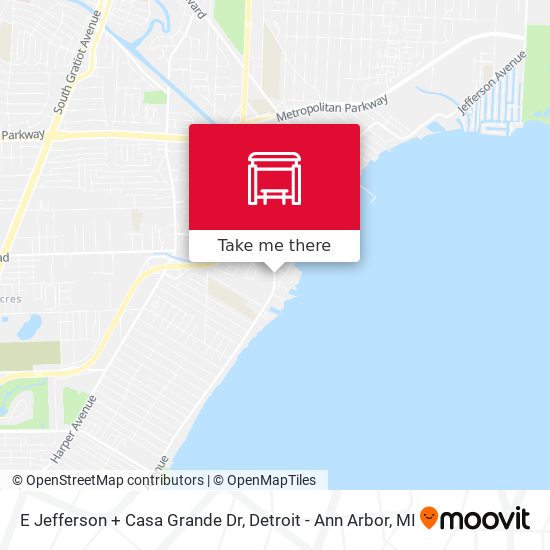 E Jefferson + Casa Grande Dr map