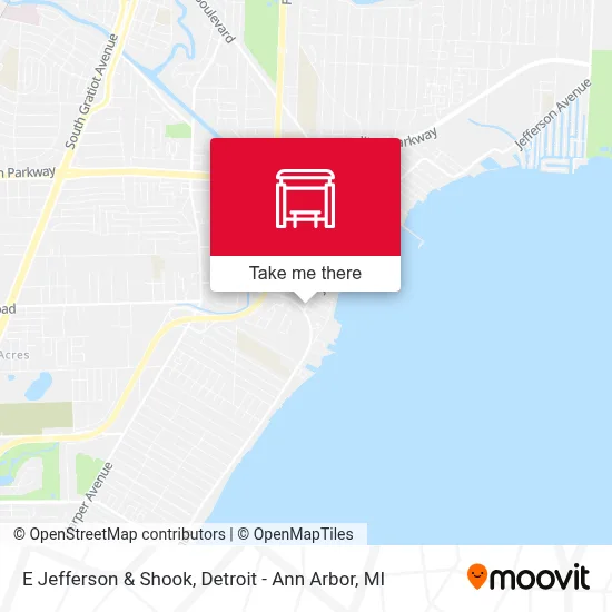 E Jefferson & Shook map