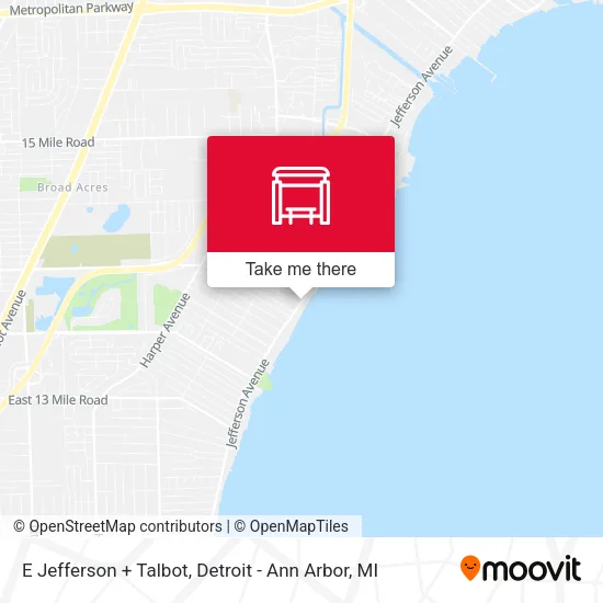 E Jefferson + Talbot map