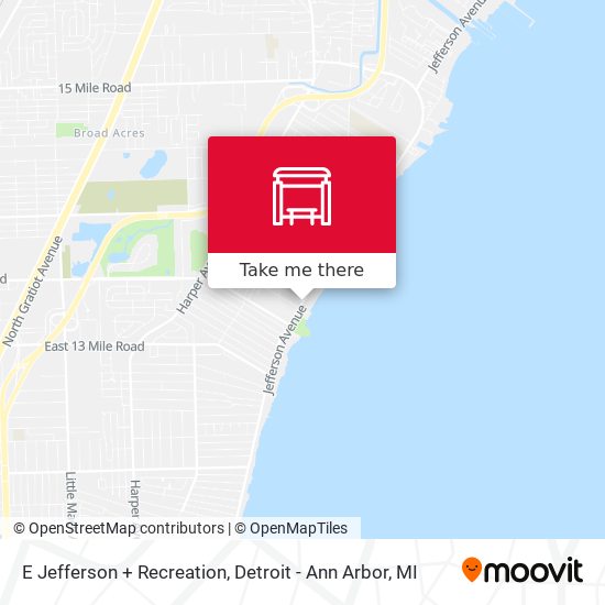 Mapa de E Jefferson + Recreation