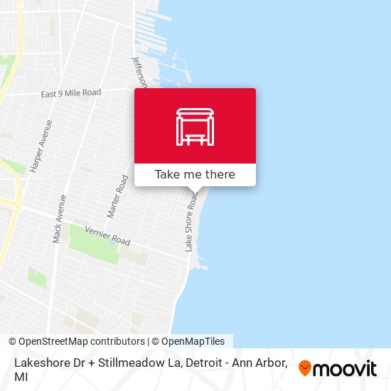 Lakeshore Dr + Stillmeadow La map