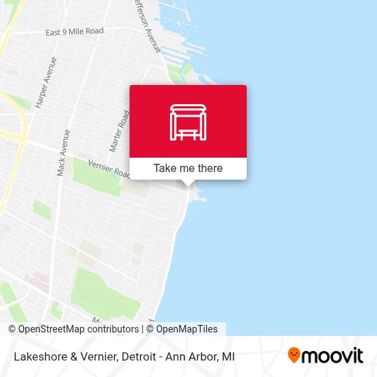 Lakeshore & Vernier map