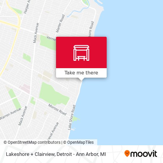 Mapa de Lakeshore + Clairview