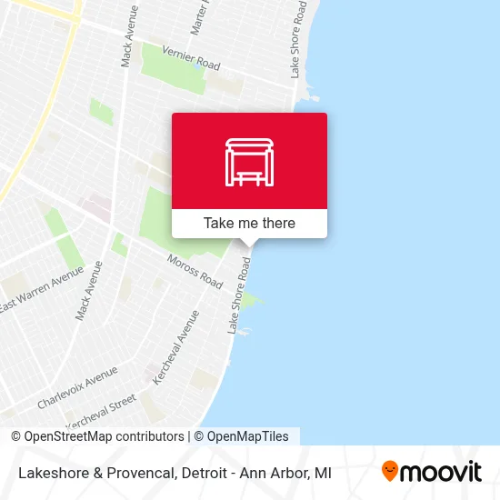 Lakeshore & Provencal map