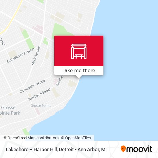 Lakeshore + Harbor Hill map