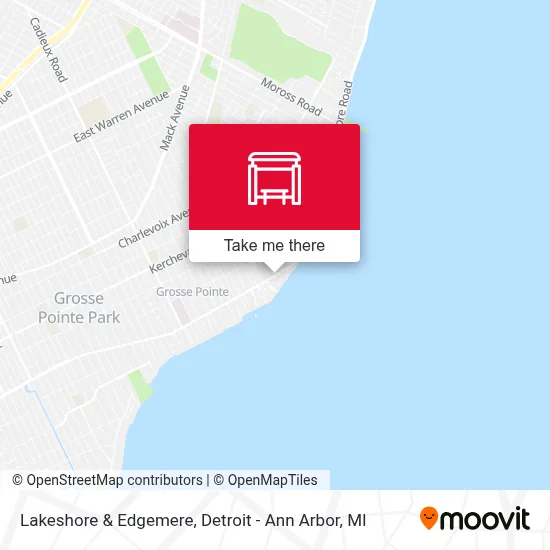 Lakeshore & Edgemere map