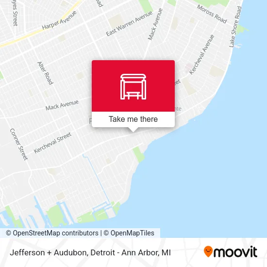 Jefferson + Audubon map