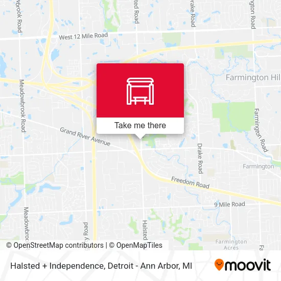 Halsted + Independence map